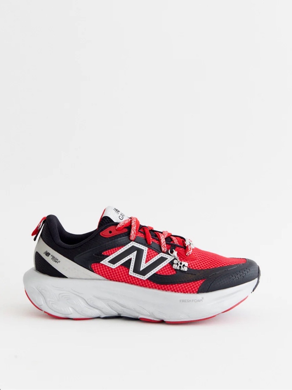 Ganni x New Balance Red and Black Women's Sneaker